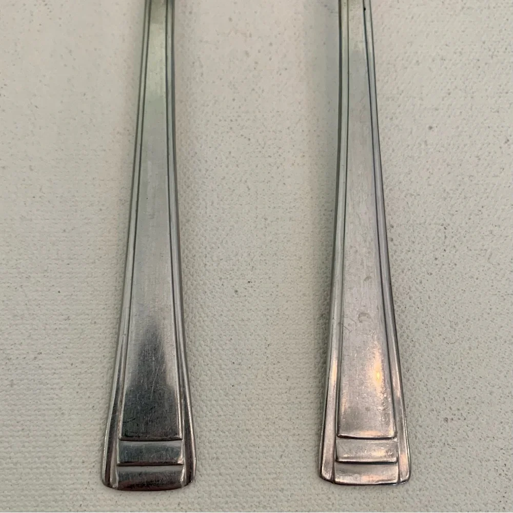 Parkway Stainless USA Dinner Spoon Fork Serving Flatware Silverware Lot Vintage